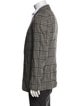 Tom Ford Wool Plaid Print Blazer