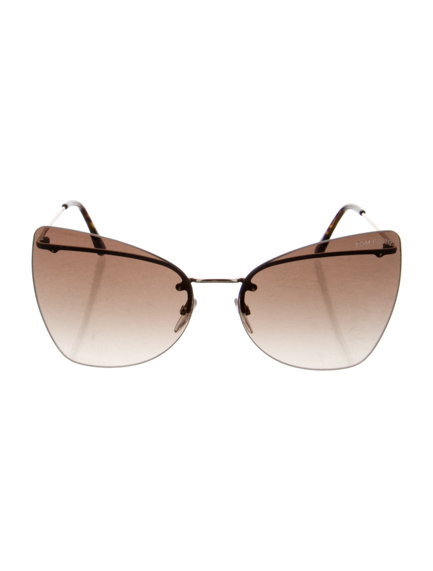 Tom Ford Oversize Gradient Sunglasses