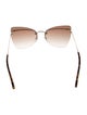 Tom Ford Oversize Gradient Sunglasses