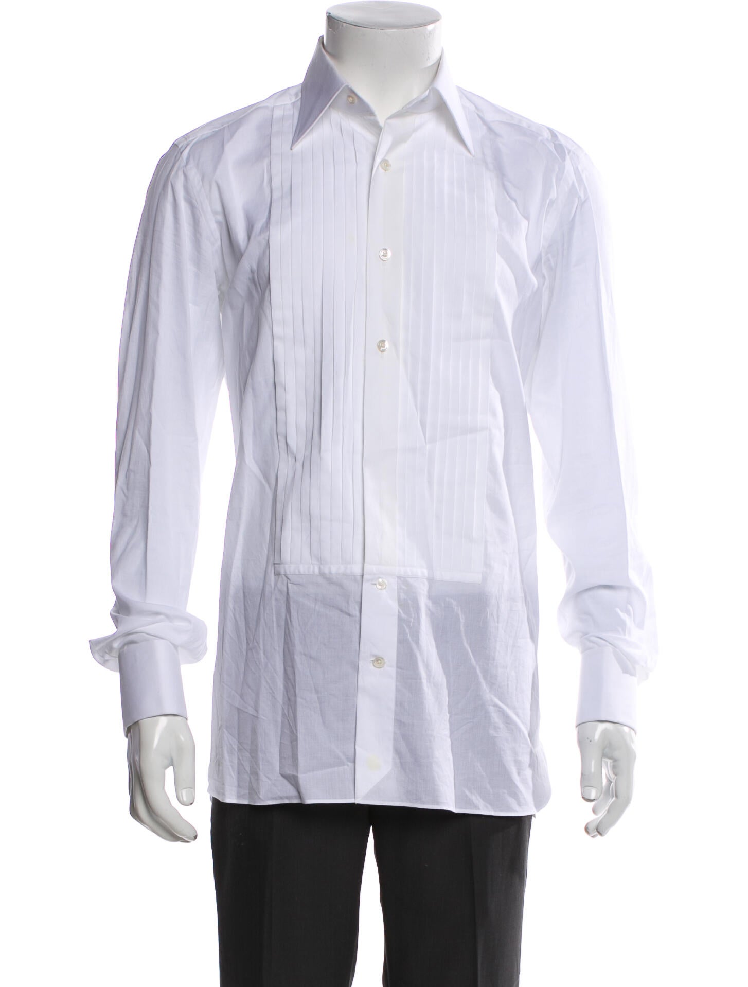 Tom Ford Long Sleeve Tuxedo Shirt