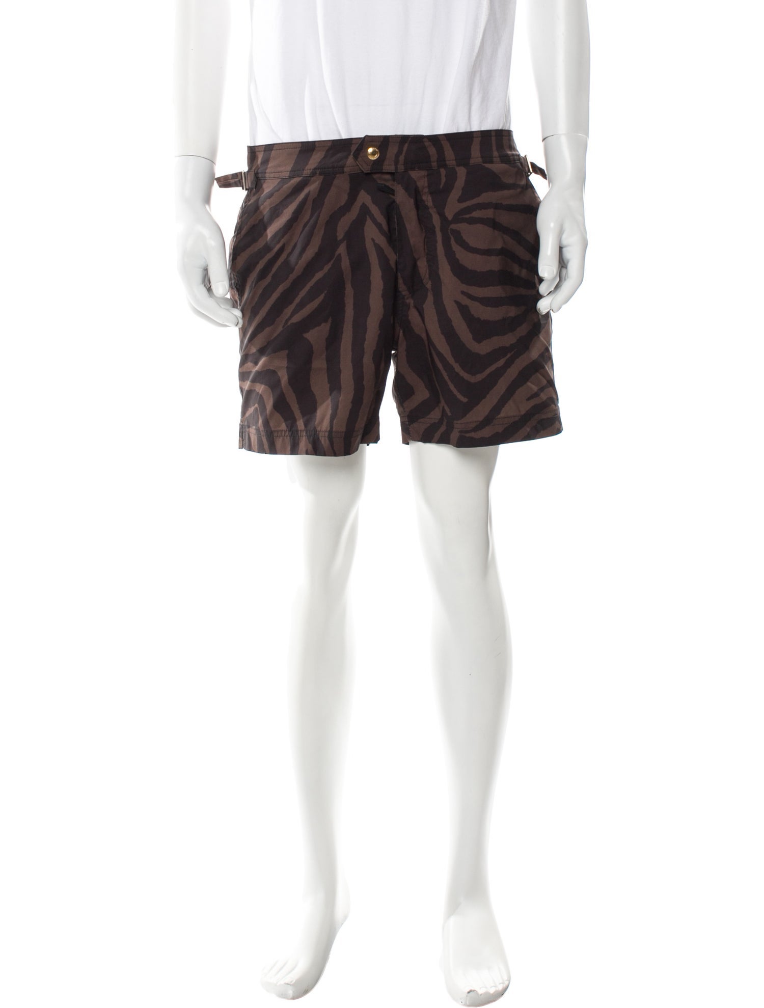 Tom Ford Animal Print Swim Trunks