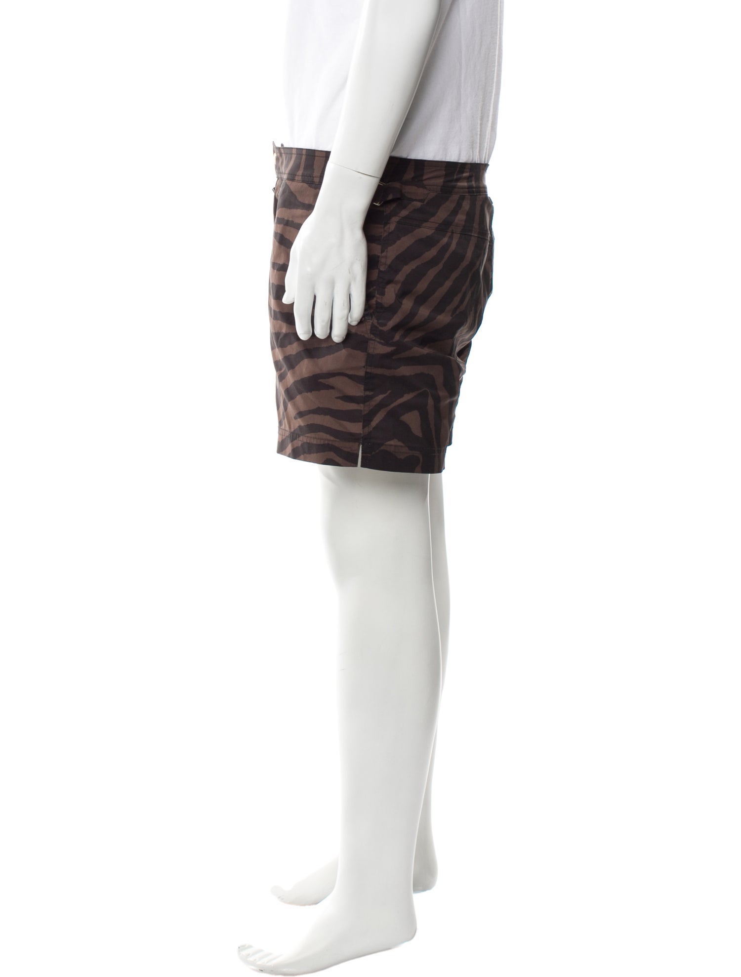 Tom Ford Animal Print Swim Trunks