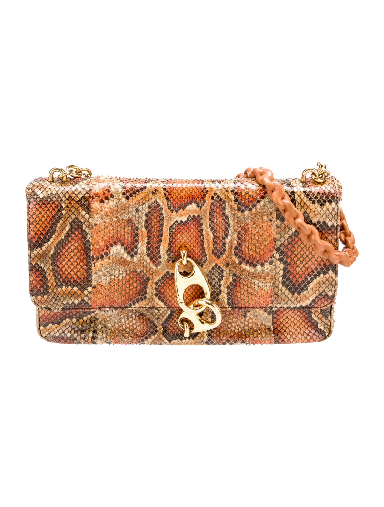 Tom Ford Snakeskin Shoulder Bag