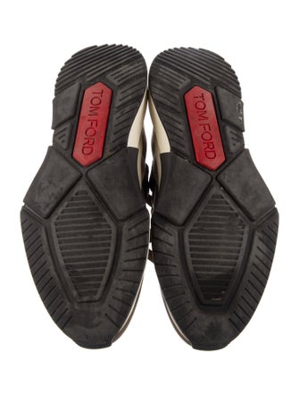 Tom Ford Suede Printed Athletic Sneakers