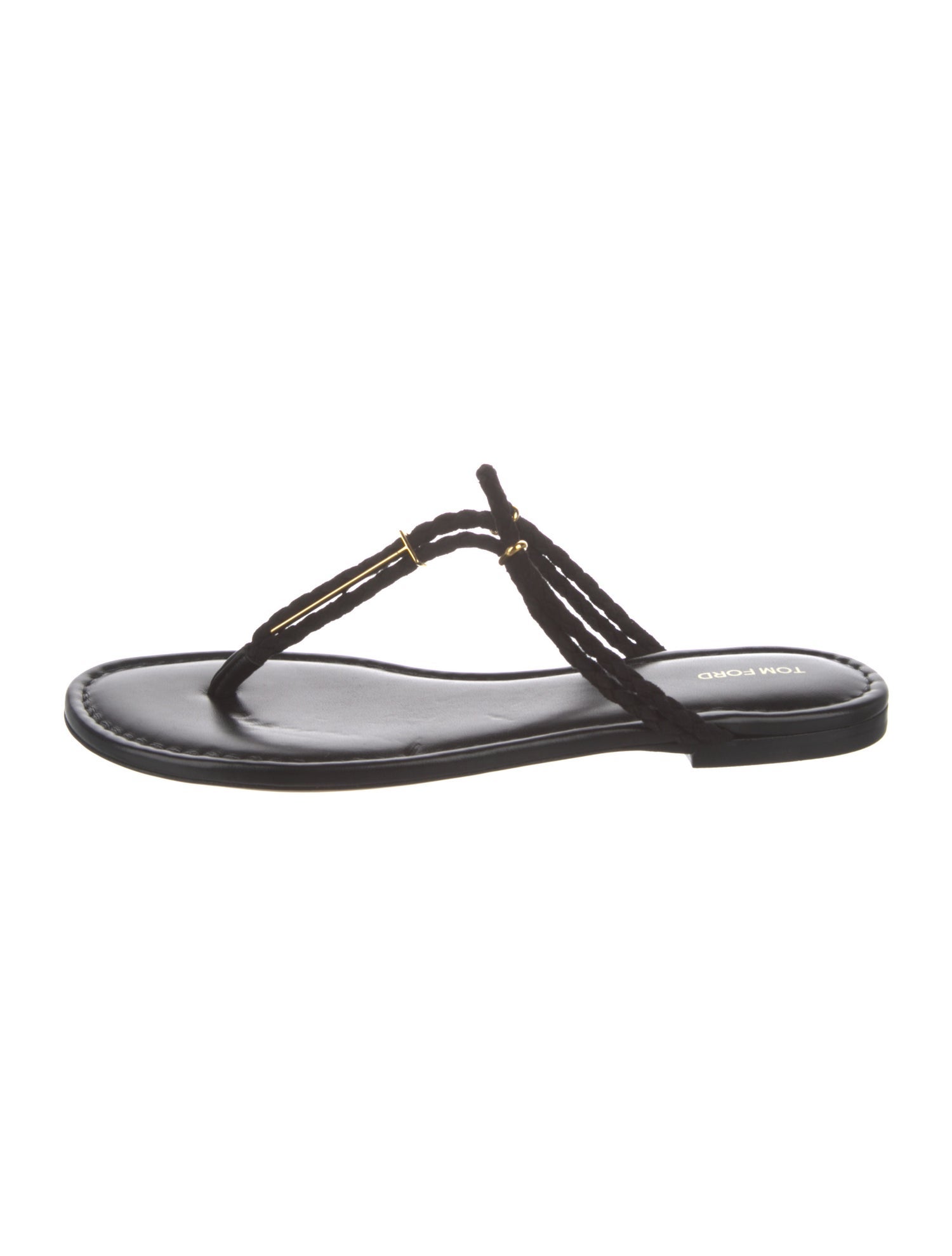 Tom Ford Leather Flip Flops