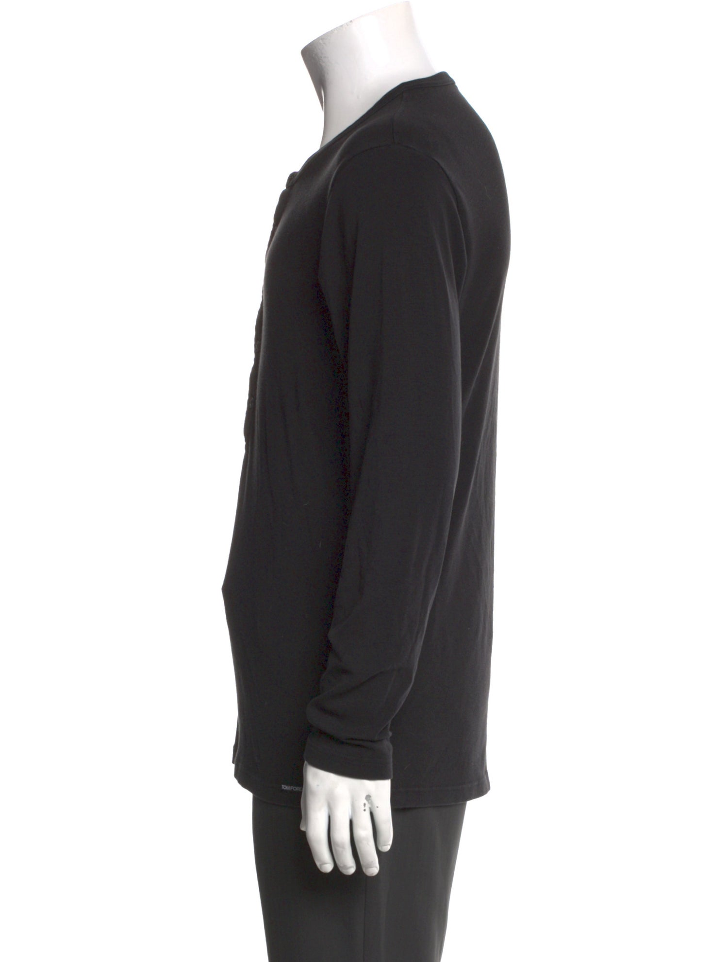 Tom Ford Crew Neck Long Sleeve Henley