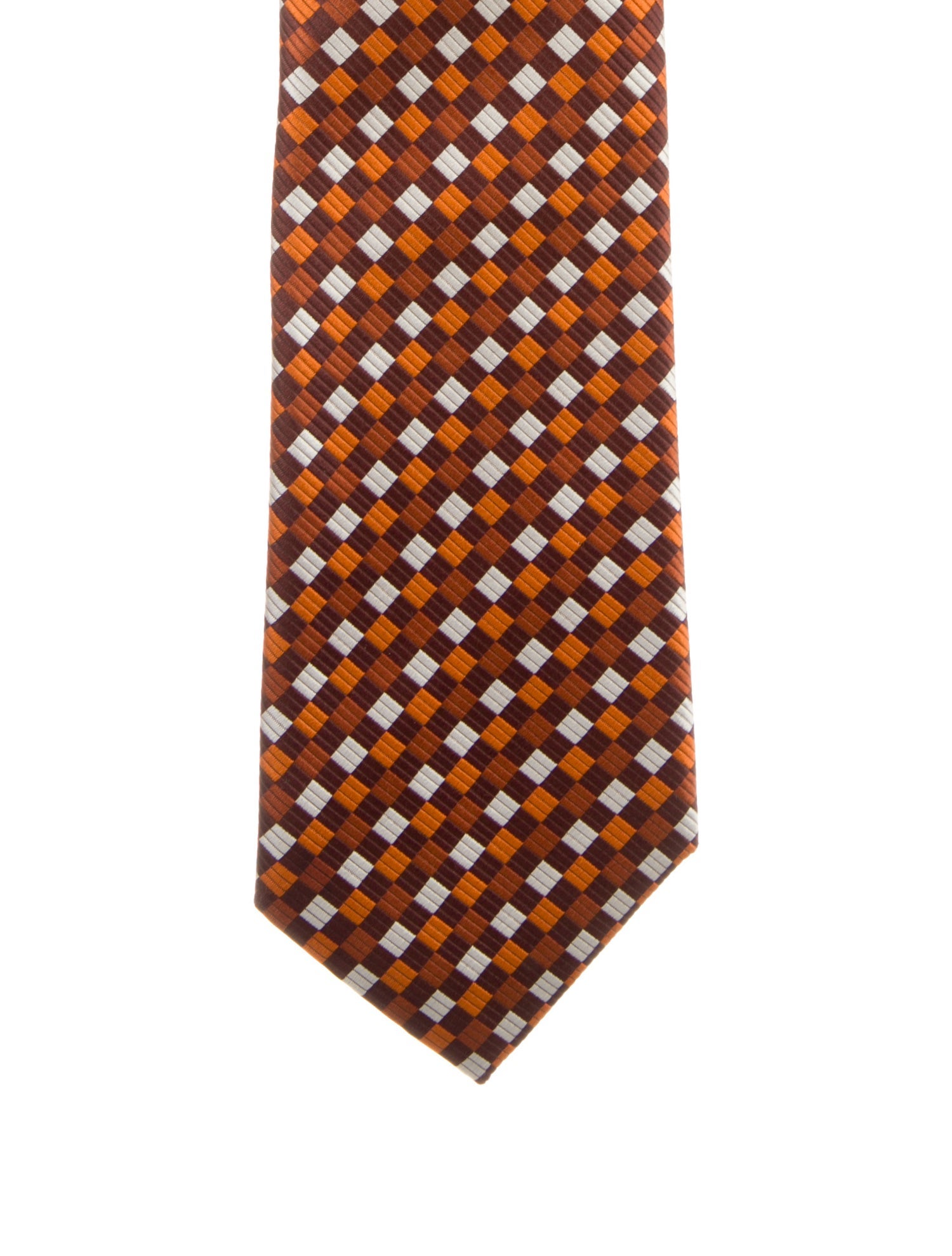 Tom Ford Pattern Print Silk Tie