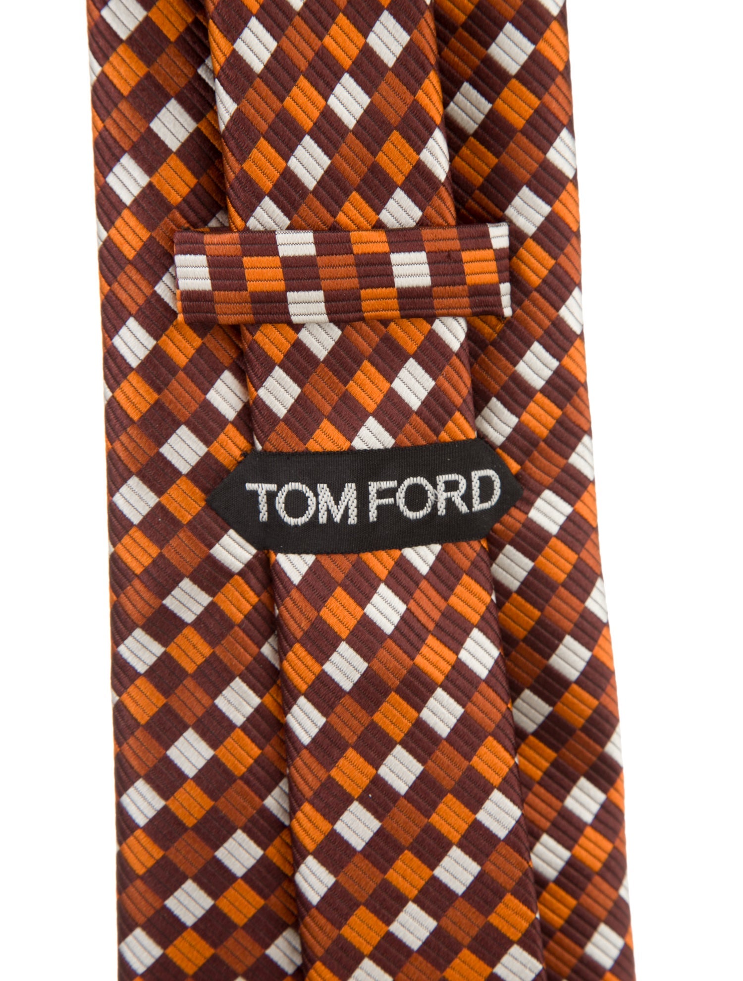 Tom Ford Pattern Print Silk Tie