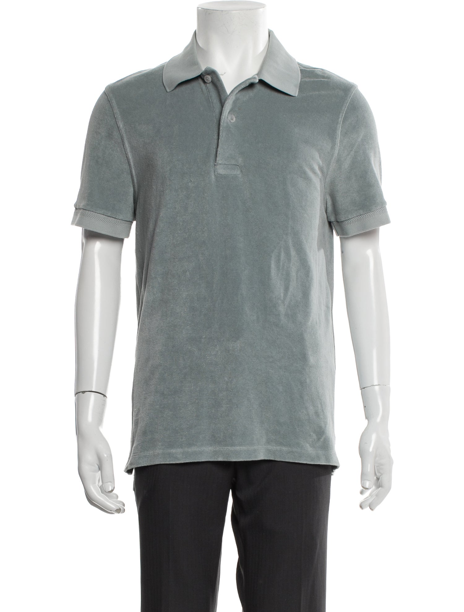Tom Ford Collar Short Sleeve Polo Shirt