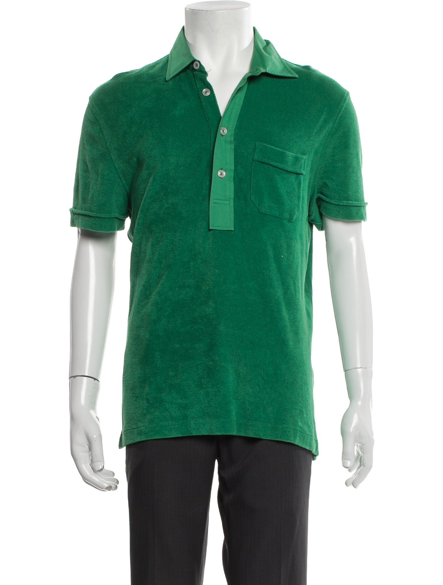 Tom Ford Collar Short Sleeve Polo Shirt