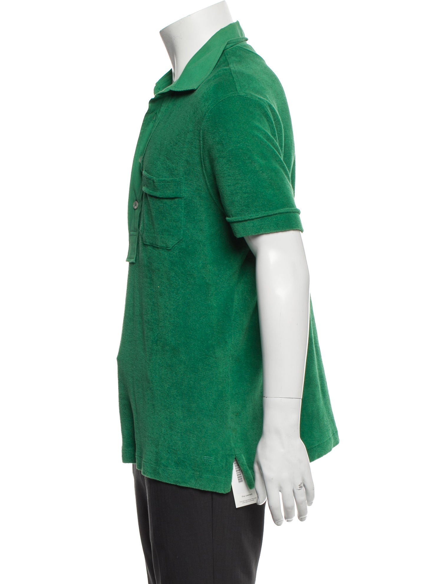 Tom Ford Collar Short Sleeve Polo Shirt