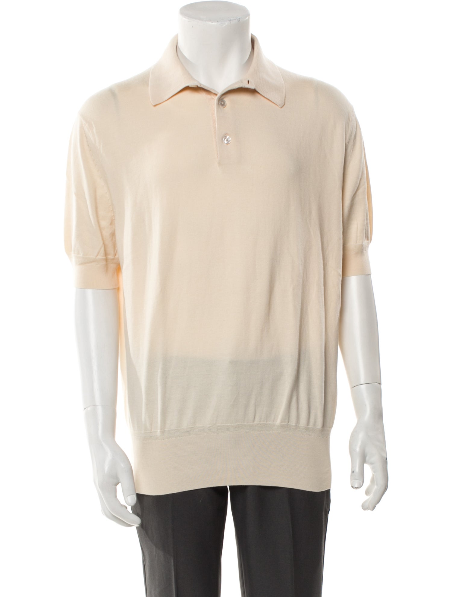 Tom Ford Collar Short Sleeve Polo Shirt