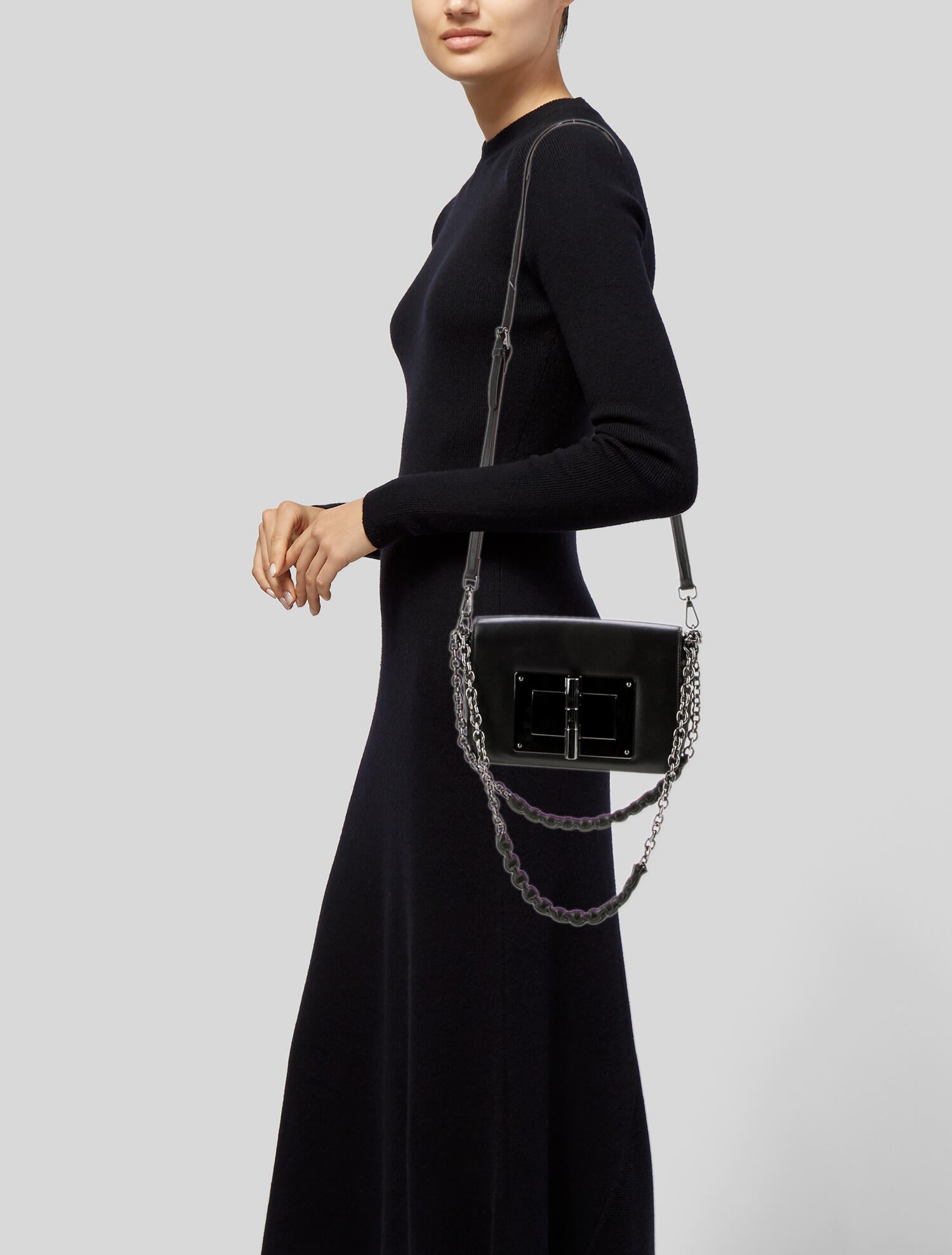 Tom Ford Leather Shoulder Bag