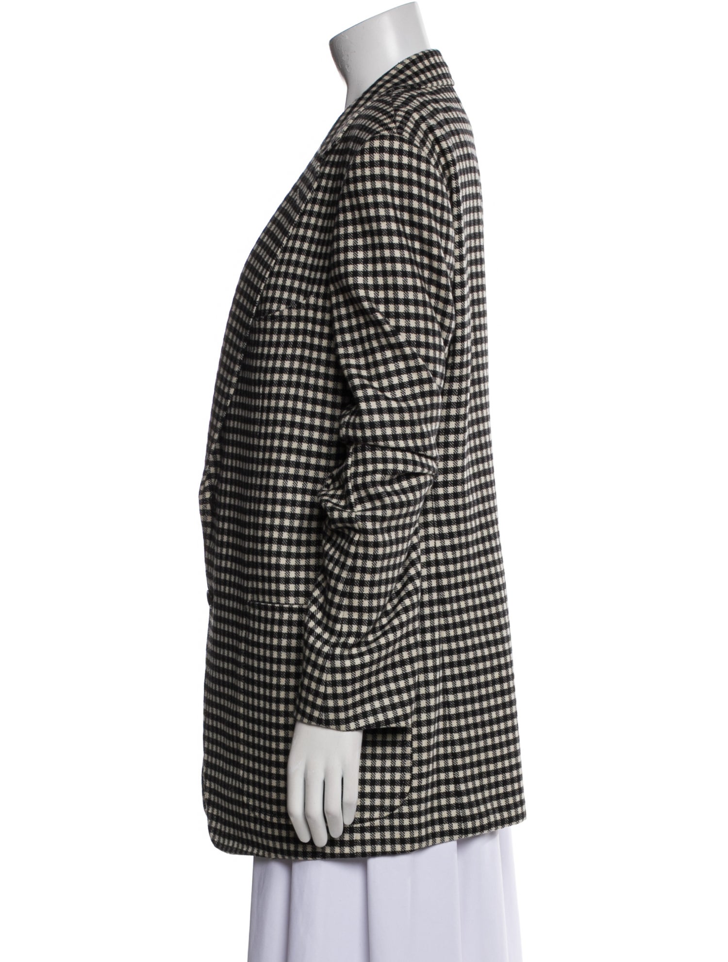 Tom Ford Wool Plaid Print Blazer