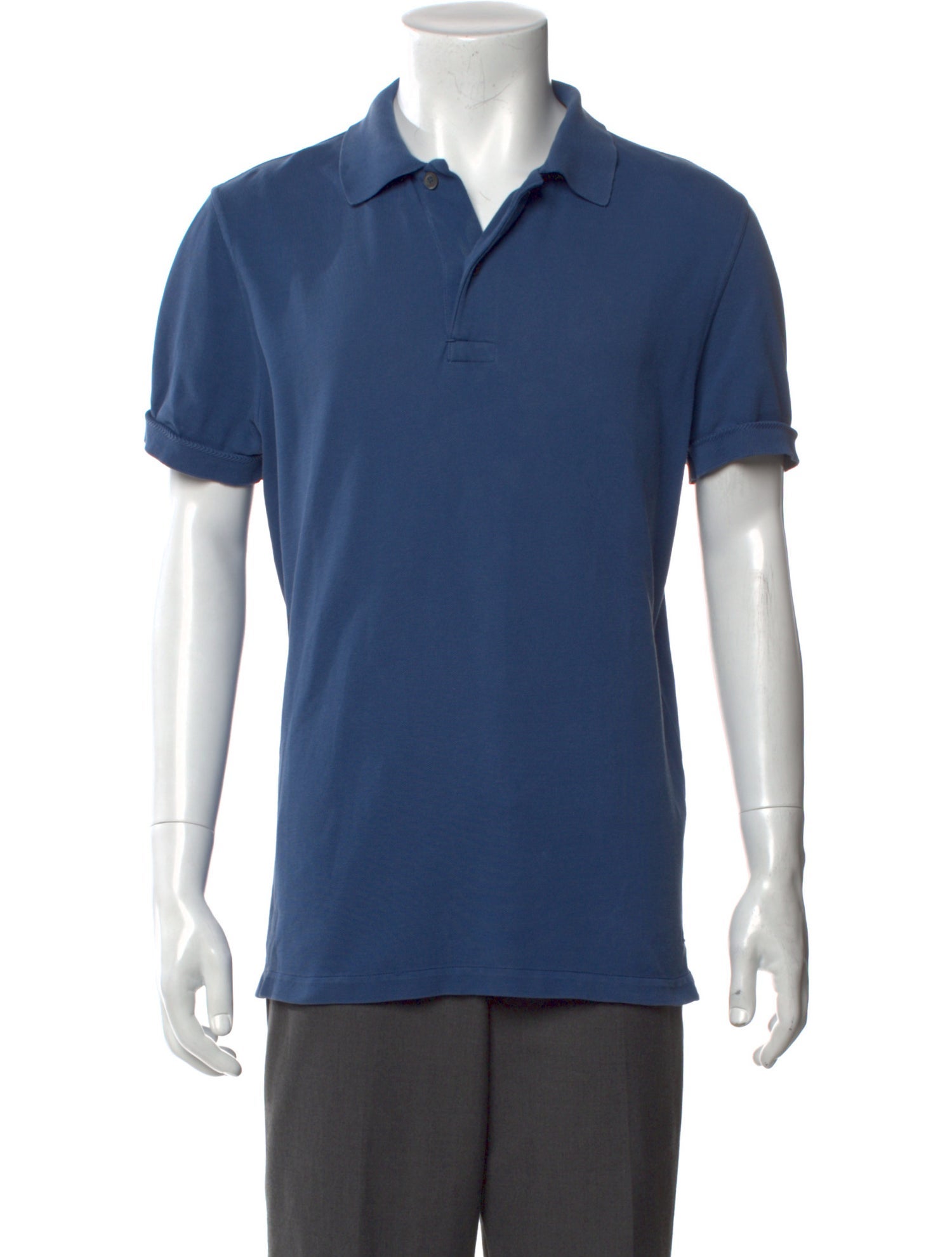 Tom Ford Collar Short Sleeve Polo Shirt