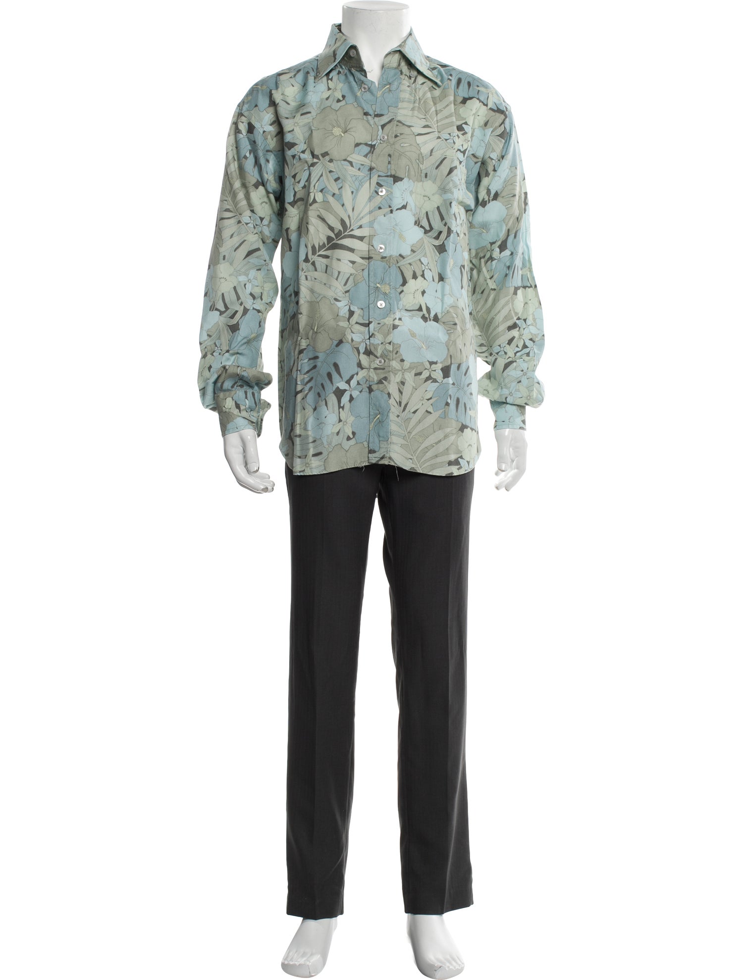 Tom Ford Printed Long Sleeve Shirt