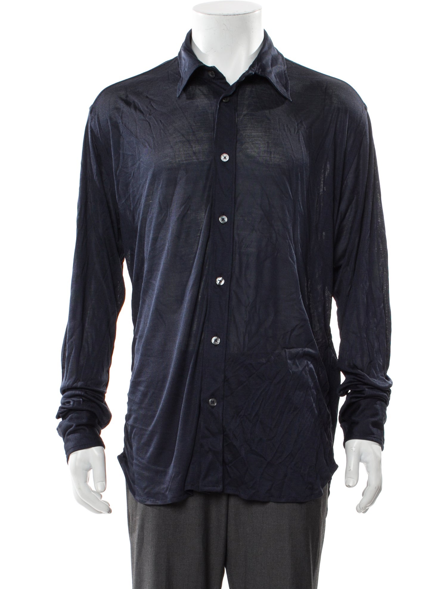 Tom Ford Silk Long Sleeve Dress Shirt