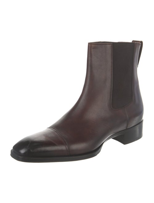 Tom Ford Leather Chelsea Boots