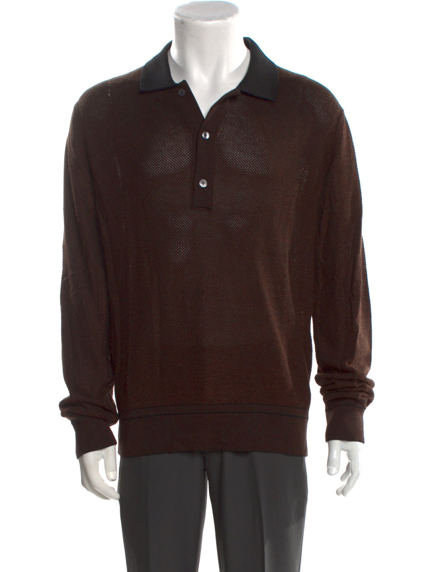 Tom Ford Silk Collar Polo Shirt