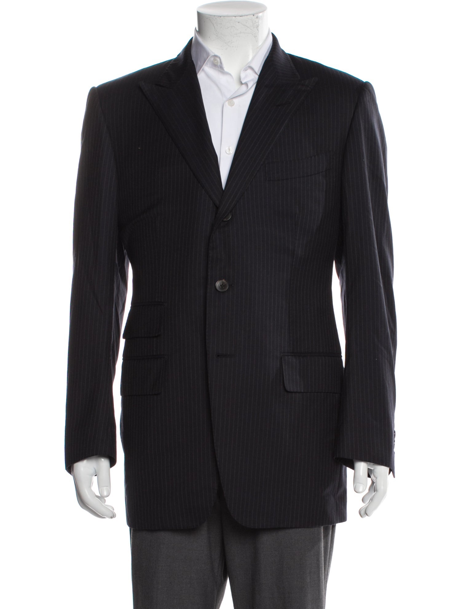 Tom Ford Wool Striped Blazer