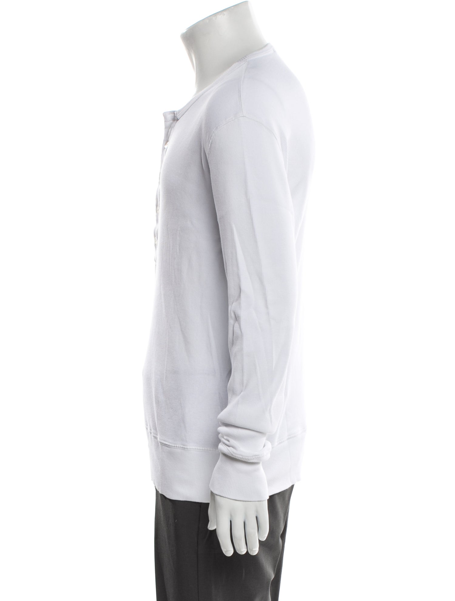Tom Ford Crew Neck Long Sleeve Henley
