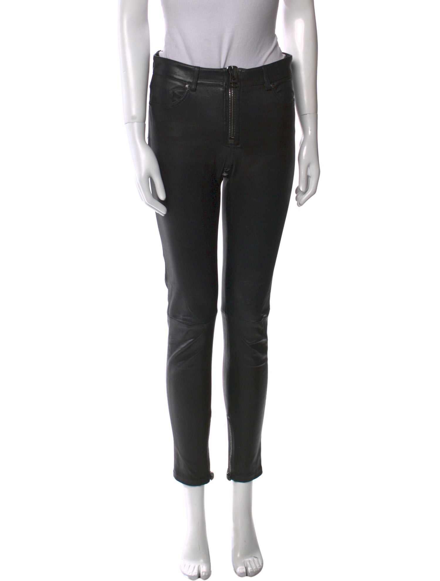 Tom Ford Leather Skinny Leg Pants