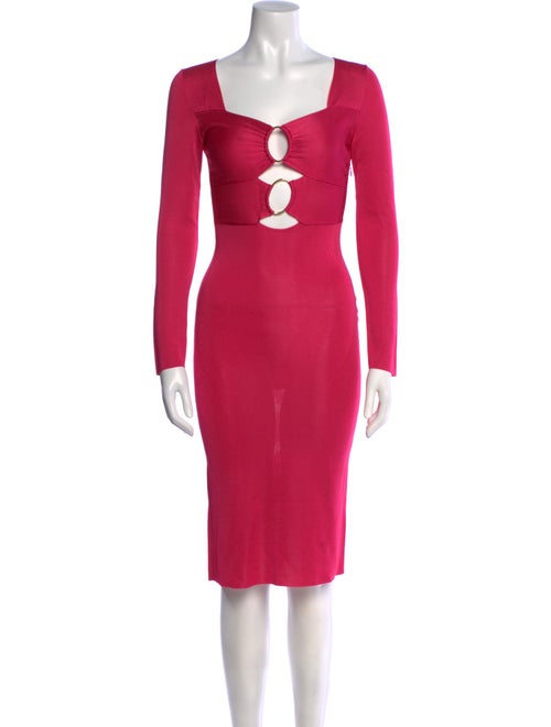 Tom Ford Square Neckline Midi Length Dress