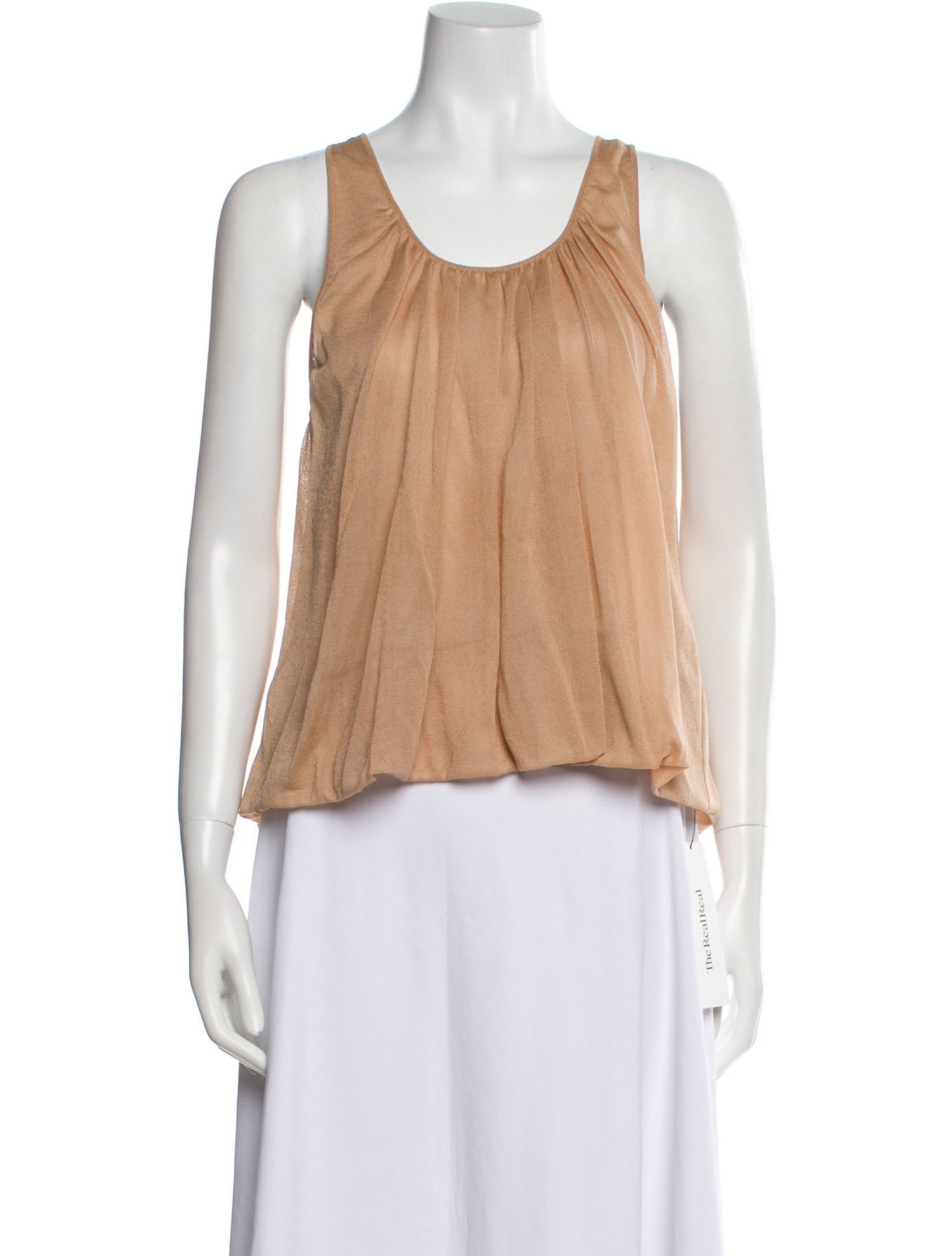 Tom Ford Silk Scoop Neck Top
