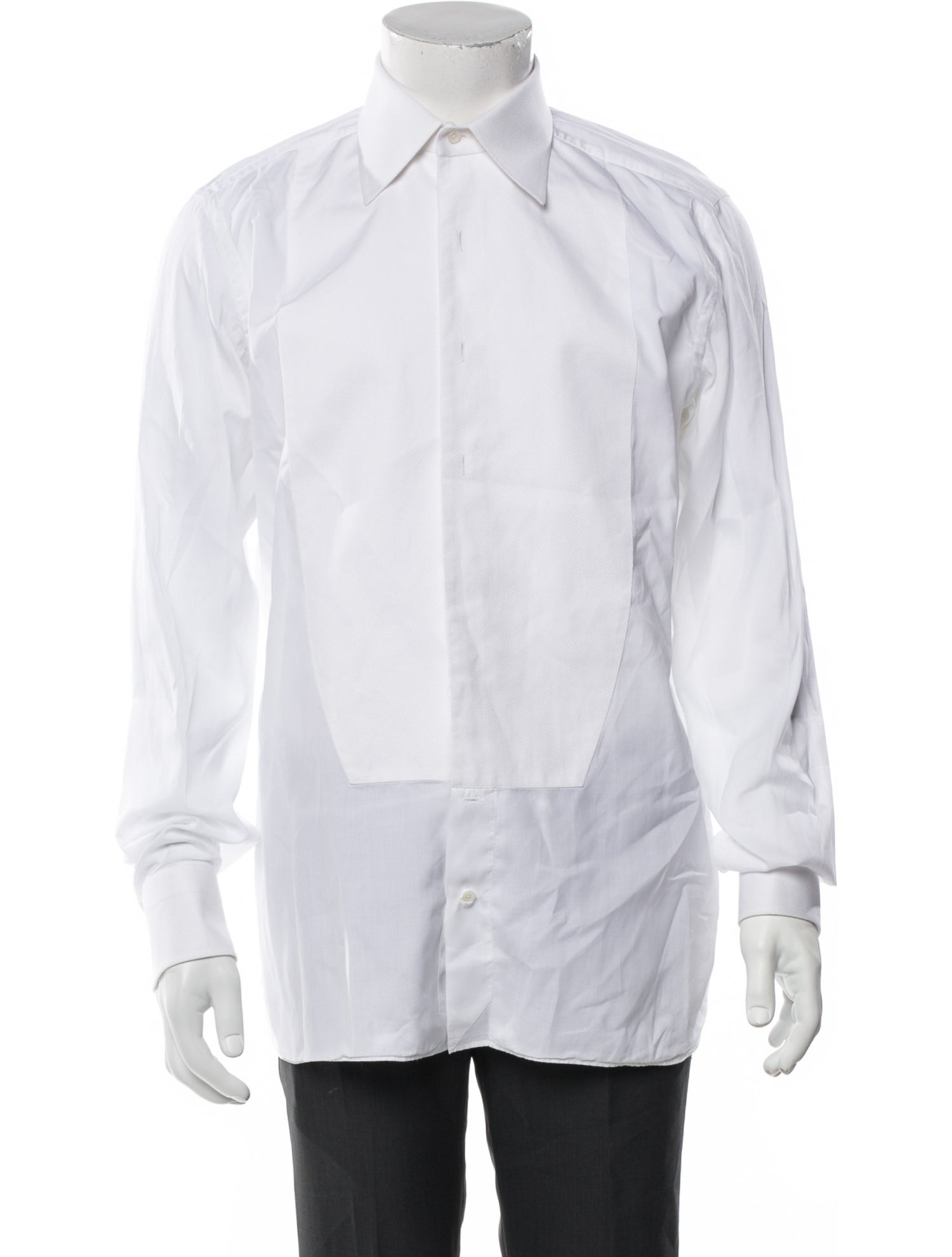Tom Ford Long Sleeve Tuxedo Shirt