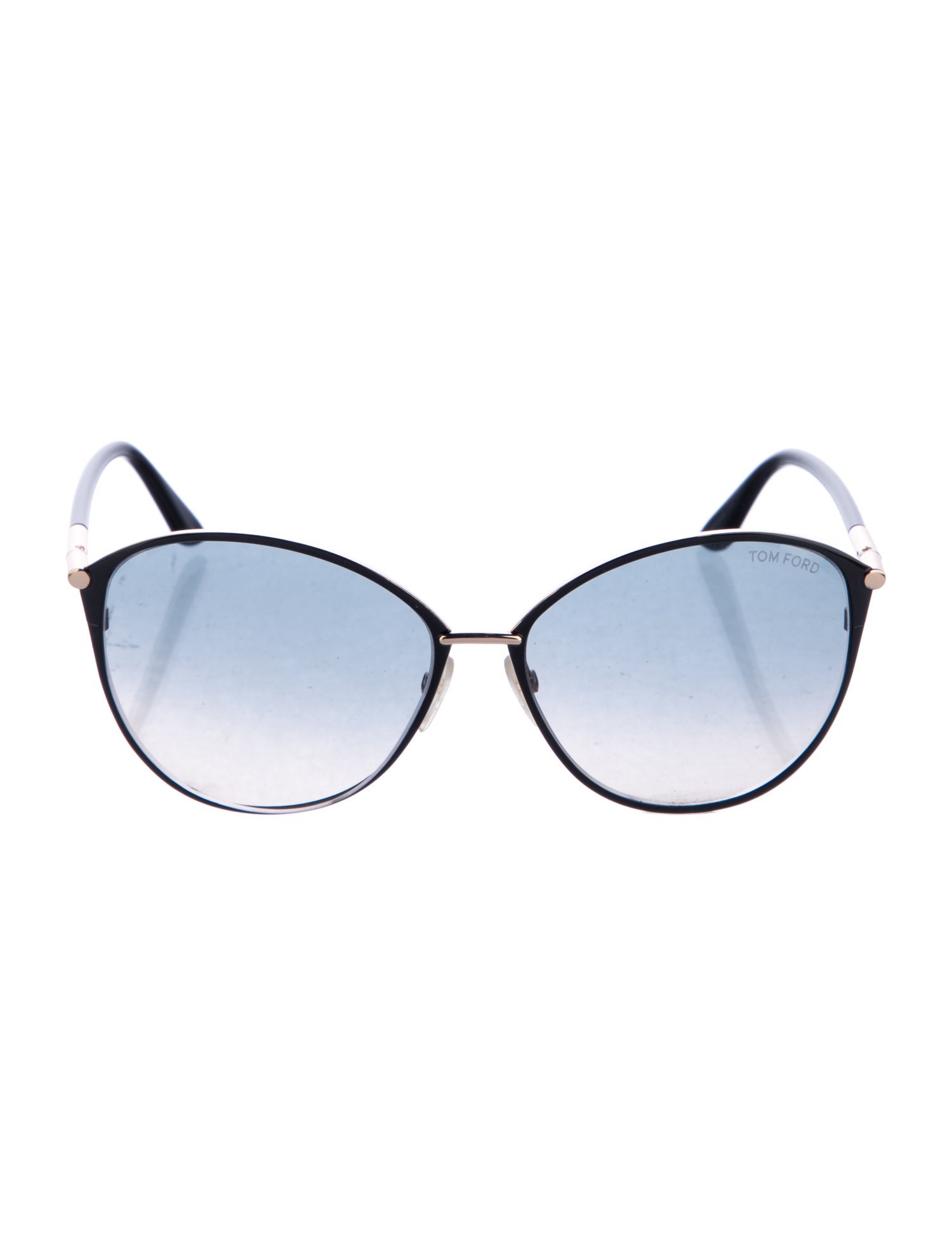 Tom Ford Round Gradient Sunglasses