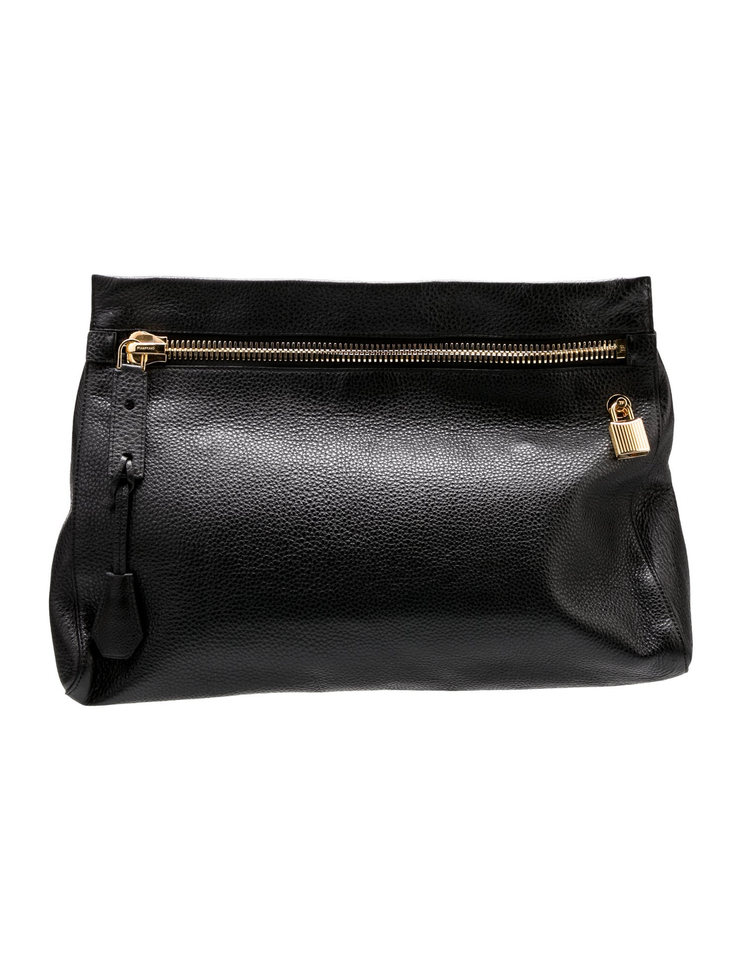 Tom Ford Leather Top Handle Bag
