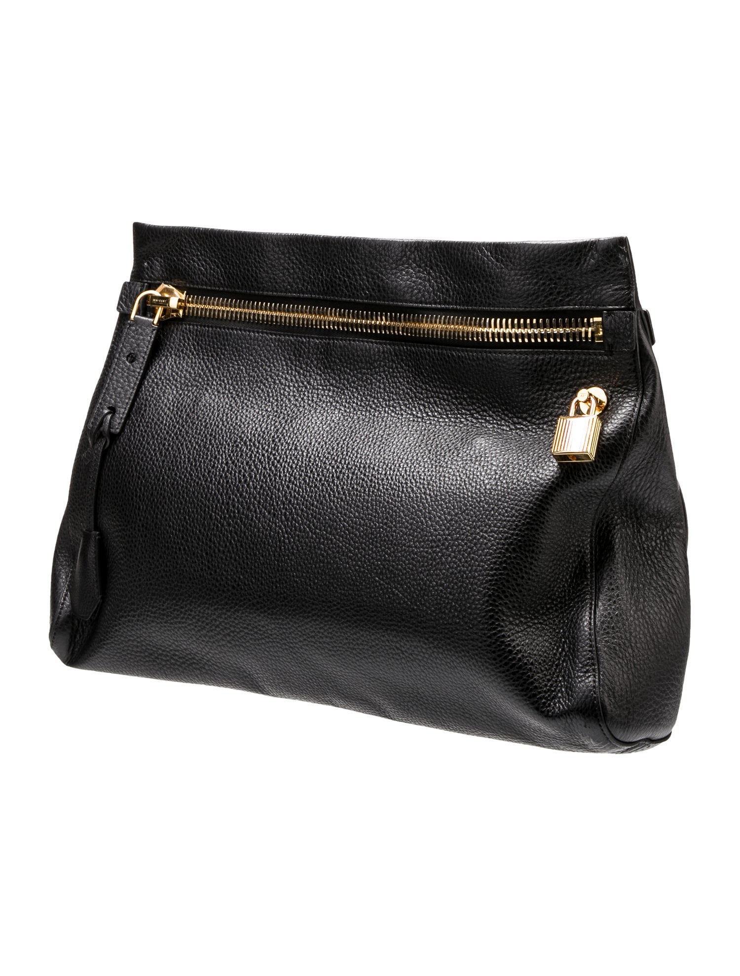 Tom Ford Leather Top Handle Bag