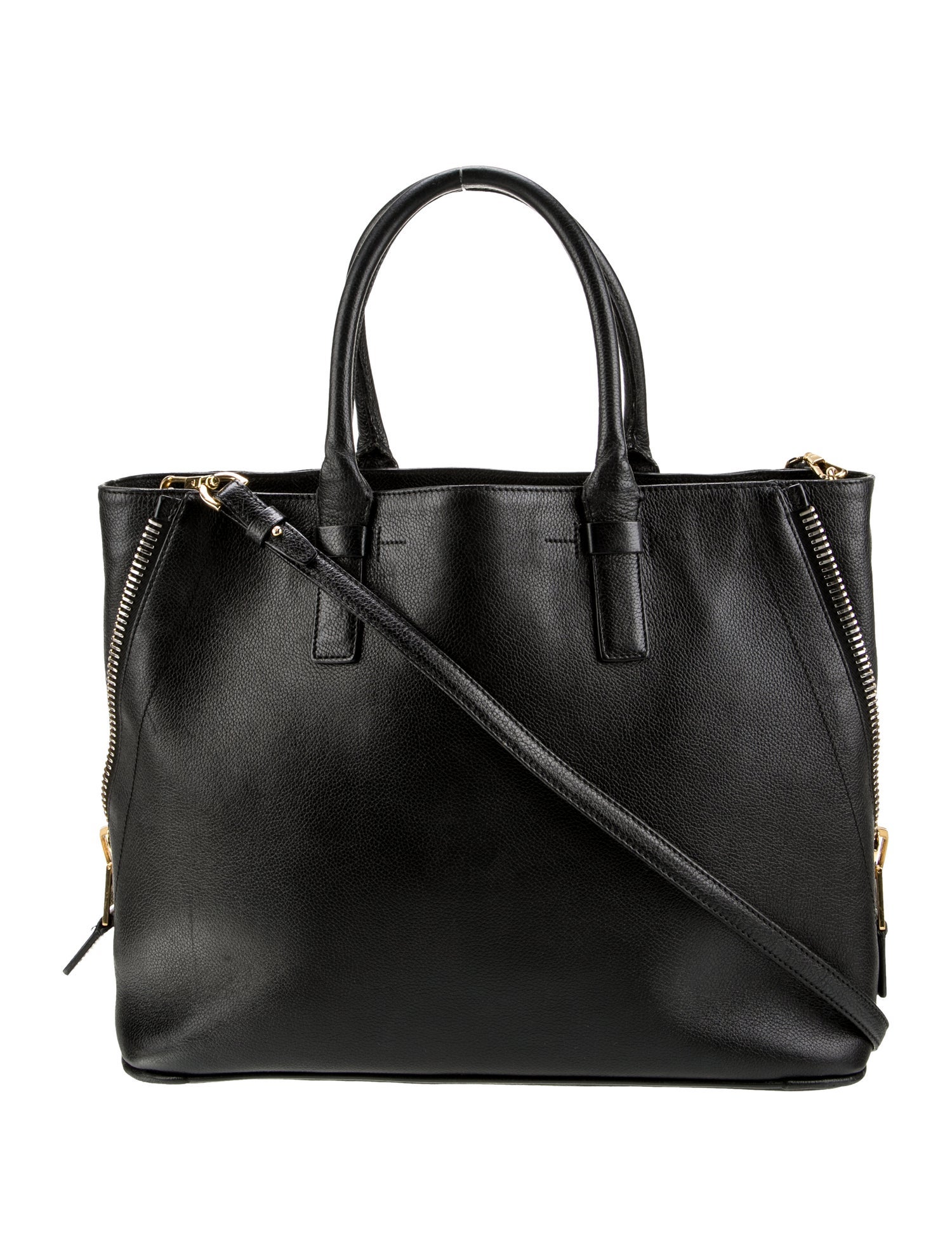 Tom Ford Leather Top Handle Bag