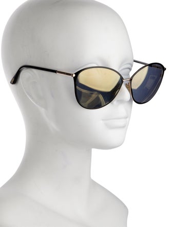 Tom Ford Cat-Eye Mirrored Sunglasses