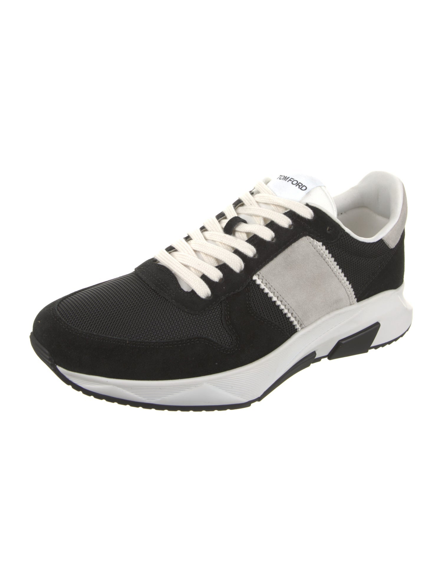 Tom Ford Mesh Colorblock Pattern Sneakers