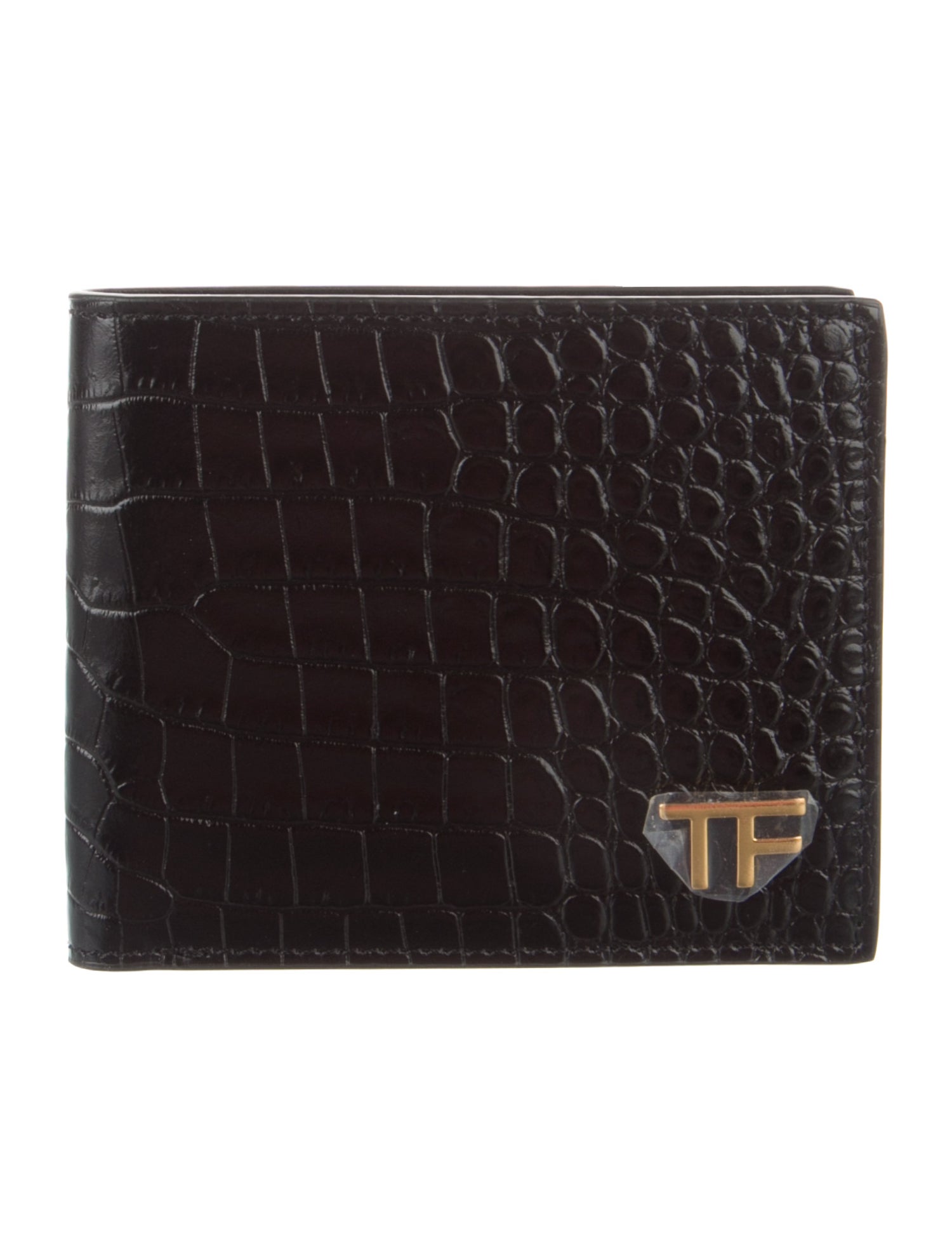 Tom Ford Embossed Leather Bifold Wallet w/ Tags