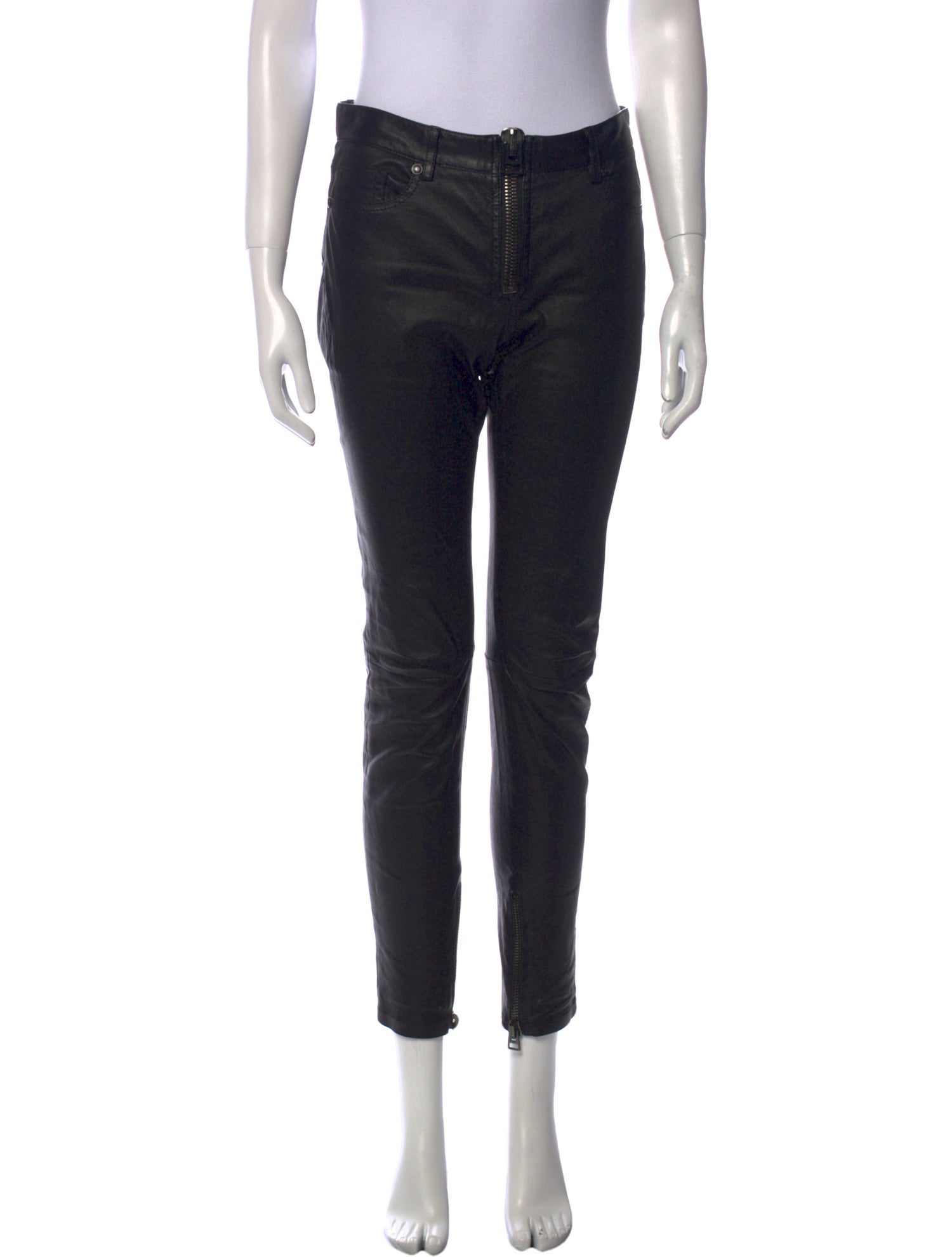 Tom Ford Leather Skinny Leg Pants