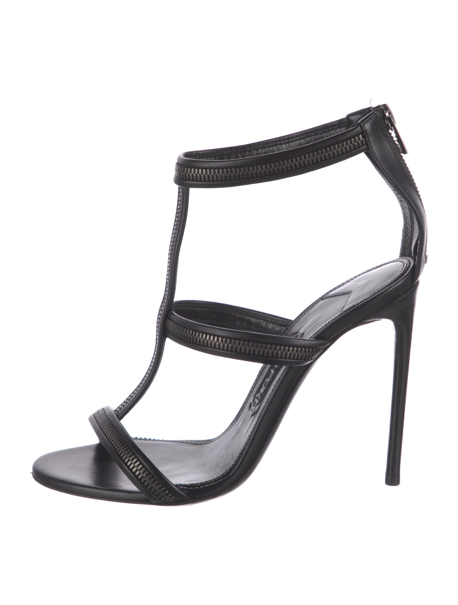 Tom Ford Leather T-Strap Sandals