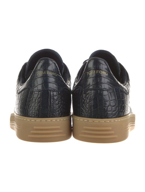 Tom Ford Embossed Leather Sneakers