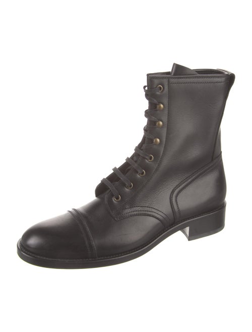 Tom Ford Leather Lace-Up Boots
