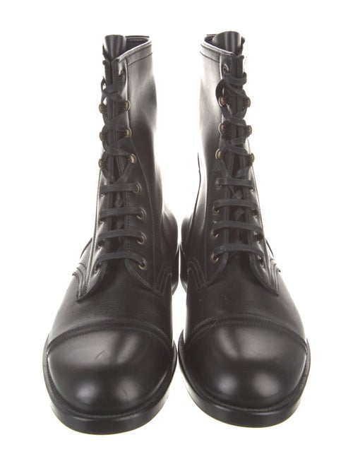 Tom Ford Leather Lace-Up Boots