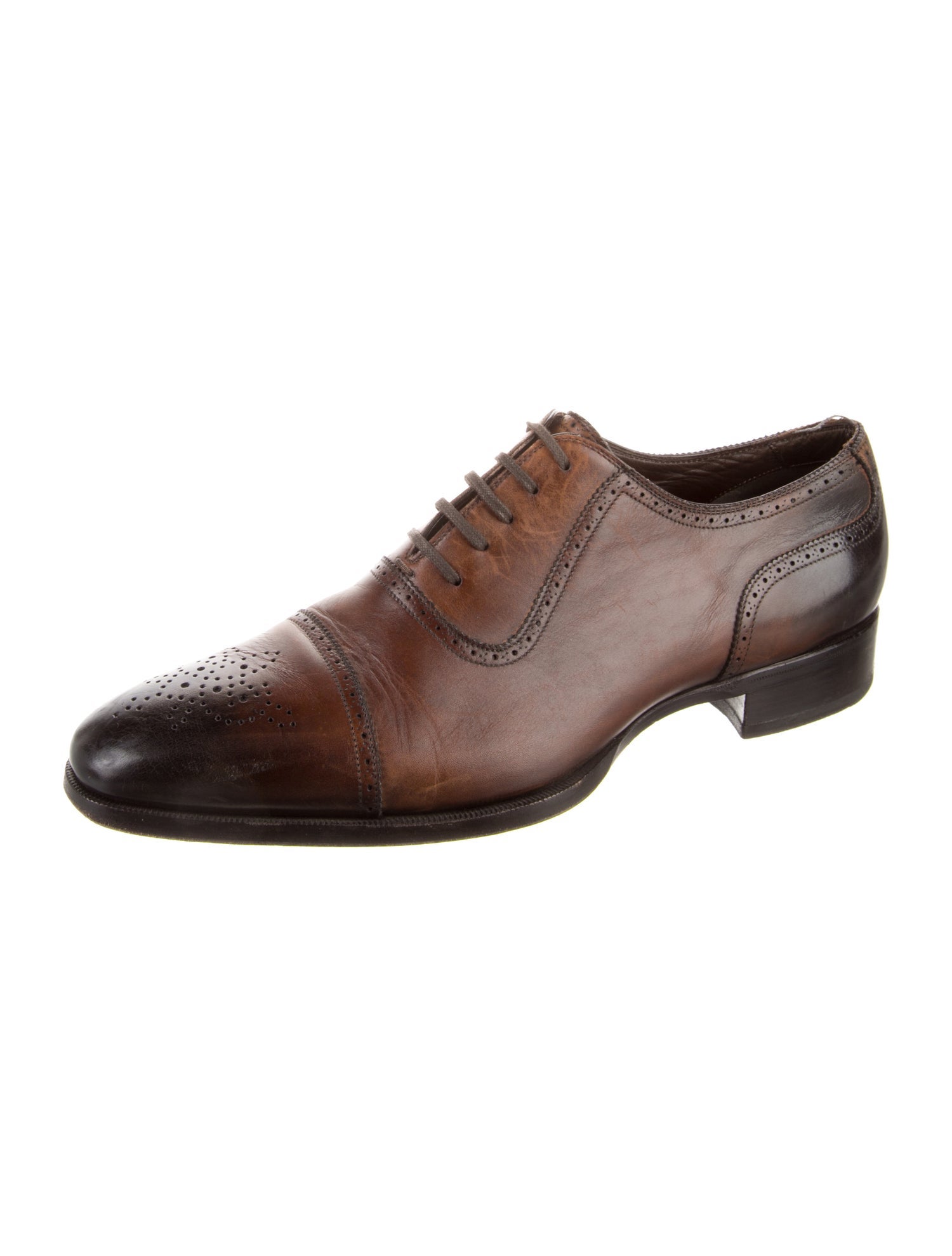 Tom Ford Leather Lasercut Accents Brogues