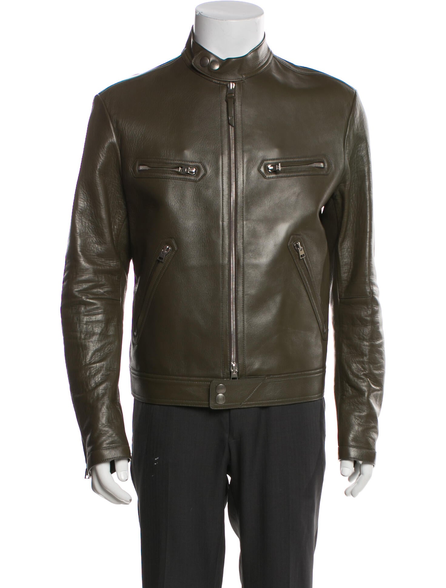 Tom Ford Lamb Leather Moto Jacket