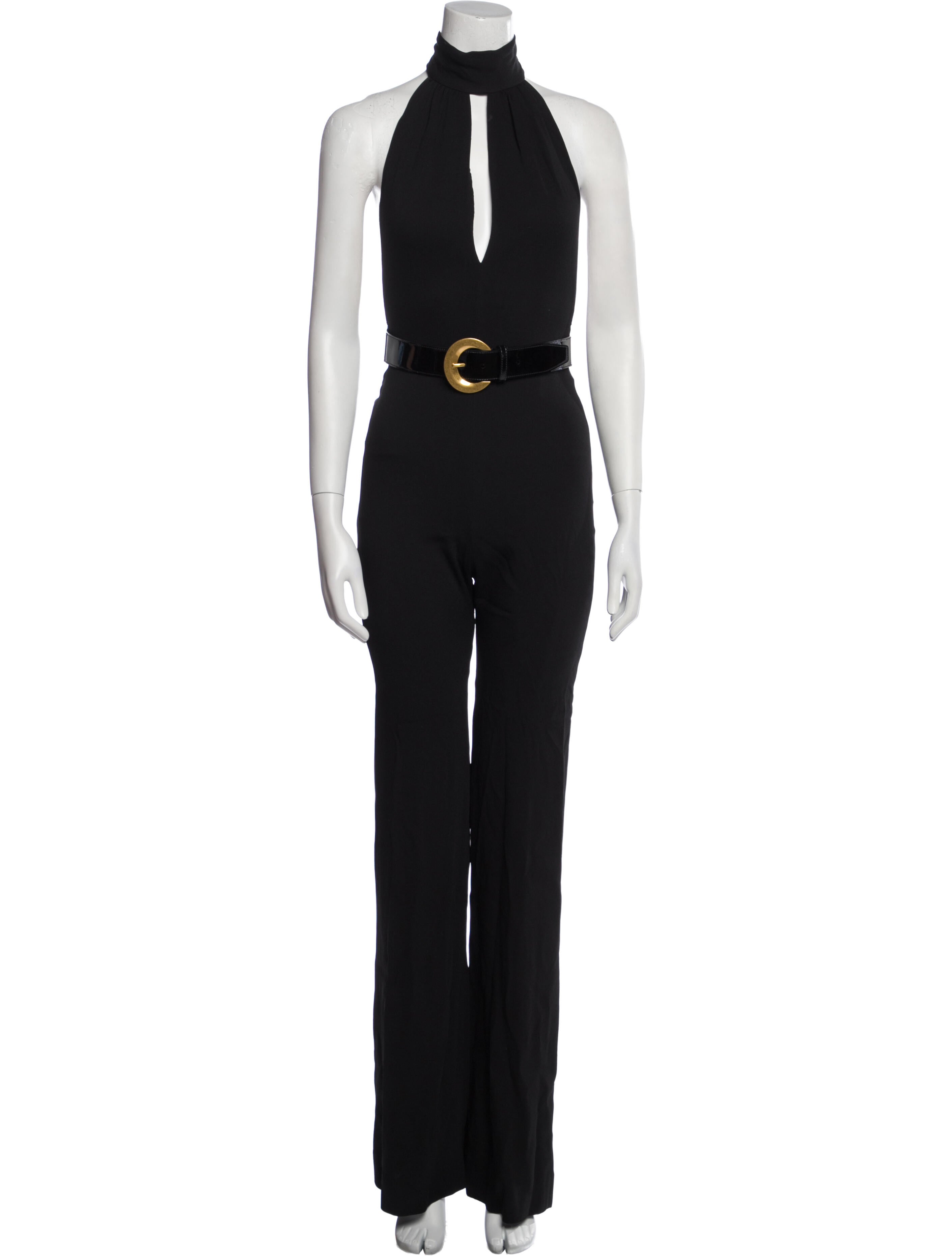 Tom Ford Silk Mock Neck Jumpsuit