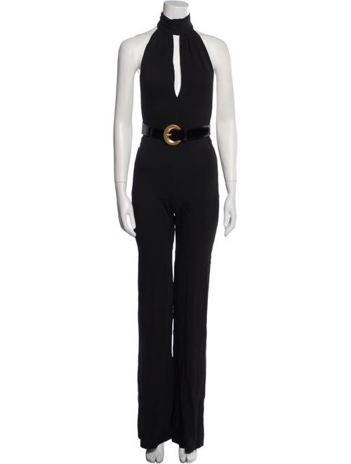 Tom Ford Silk Mock Neck Jumpsuit