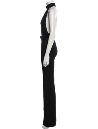 Tom Ford Silk Mock Neck Jumpsuit