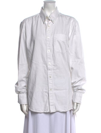 Tom Ford Long Sleeve Button-Up Top