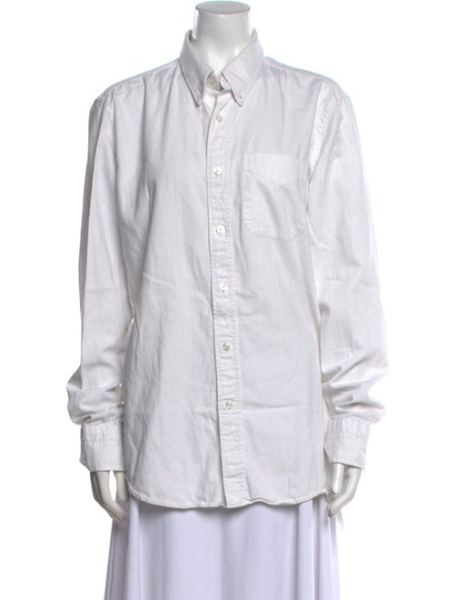 Tom Ford Long Sleeve Button-Up Top