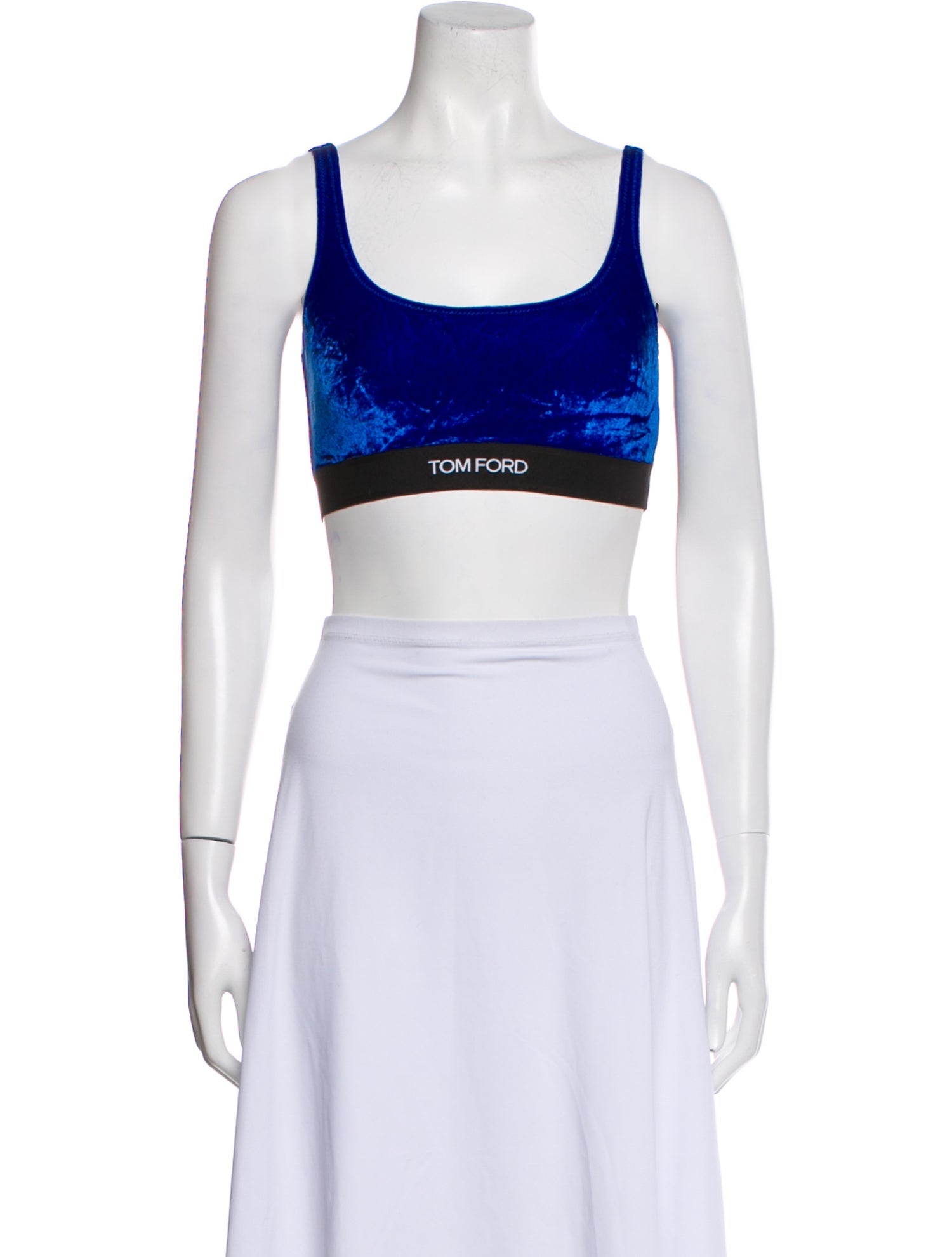 Tom Ford Scoop Neck Sleeveless Crop Top w/ Tags