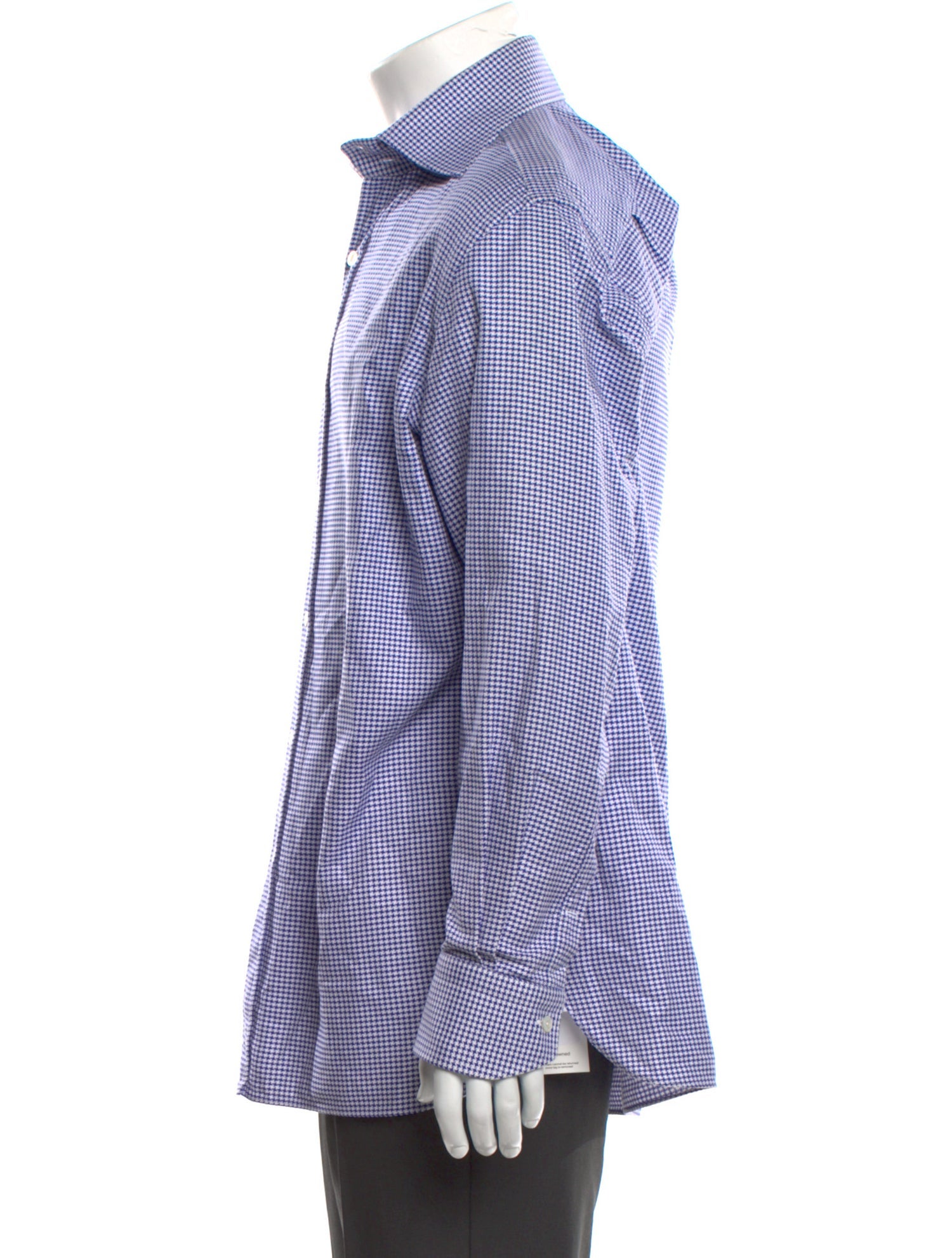 Tom Ford Plaid Print Long Sleeve Dress Shirt